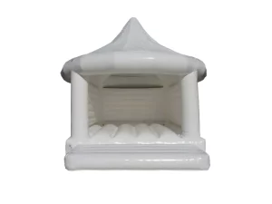 White Carousel Bouncy Castle